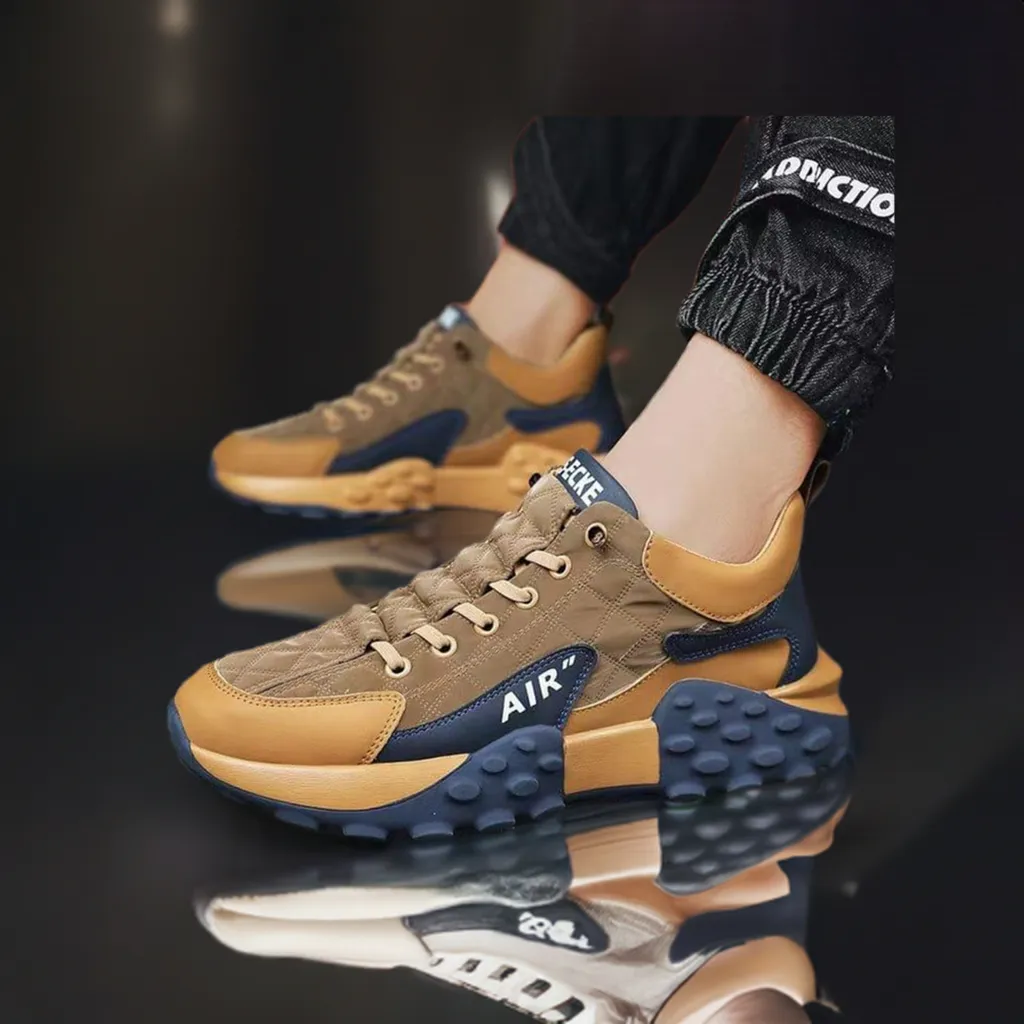 Men's Korean Style High Top Fashion Casual Shoes (Boots)