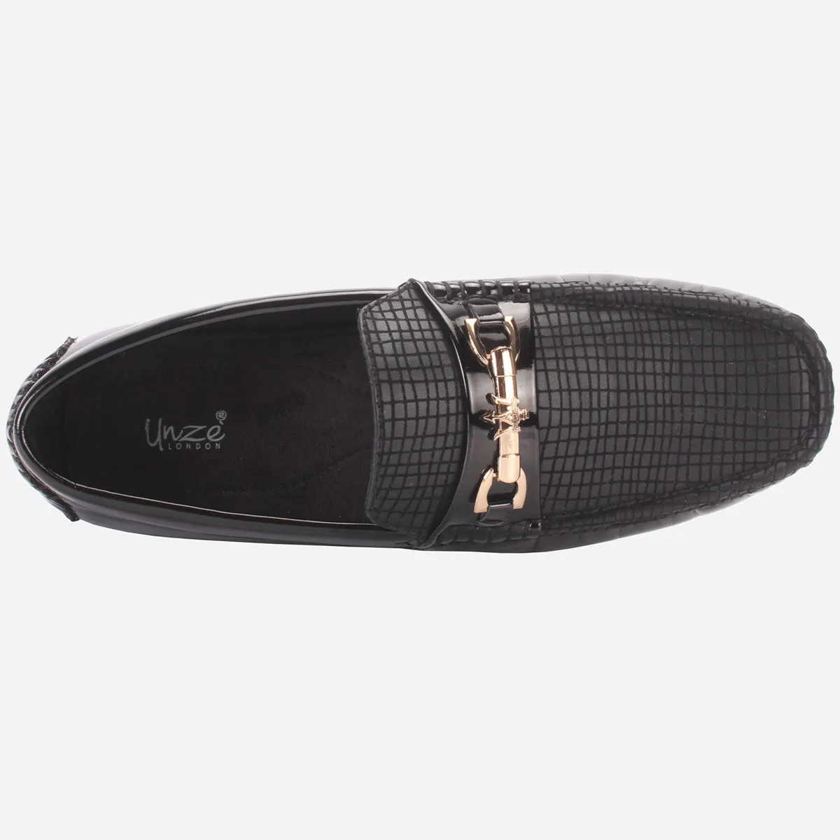 Men's "GAMMA" Textured Comfort Moccasins Shoes