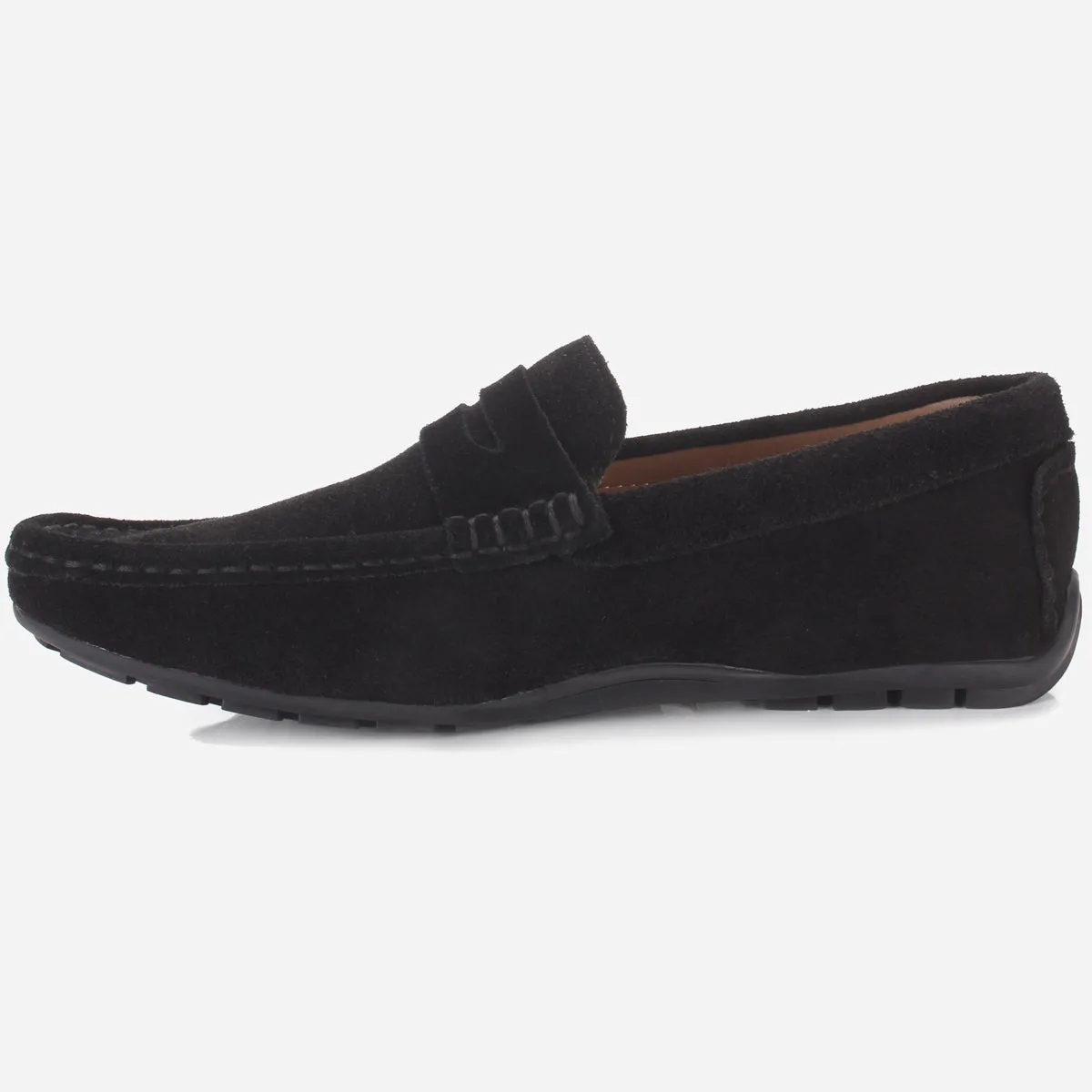 Mens "KIMS" Leather Slip-ons Moccasins