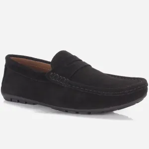 Mens "KIMS" Leather Slip-ons Moccasins