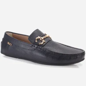 Men's "NAUTIAL" Leather Buckled Moccasins Shoes