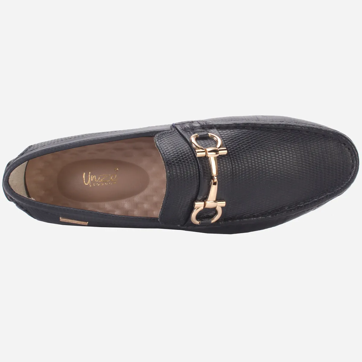 Men's "NAUTIAL" Leather Buckled Moccasins Shoes