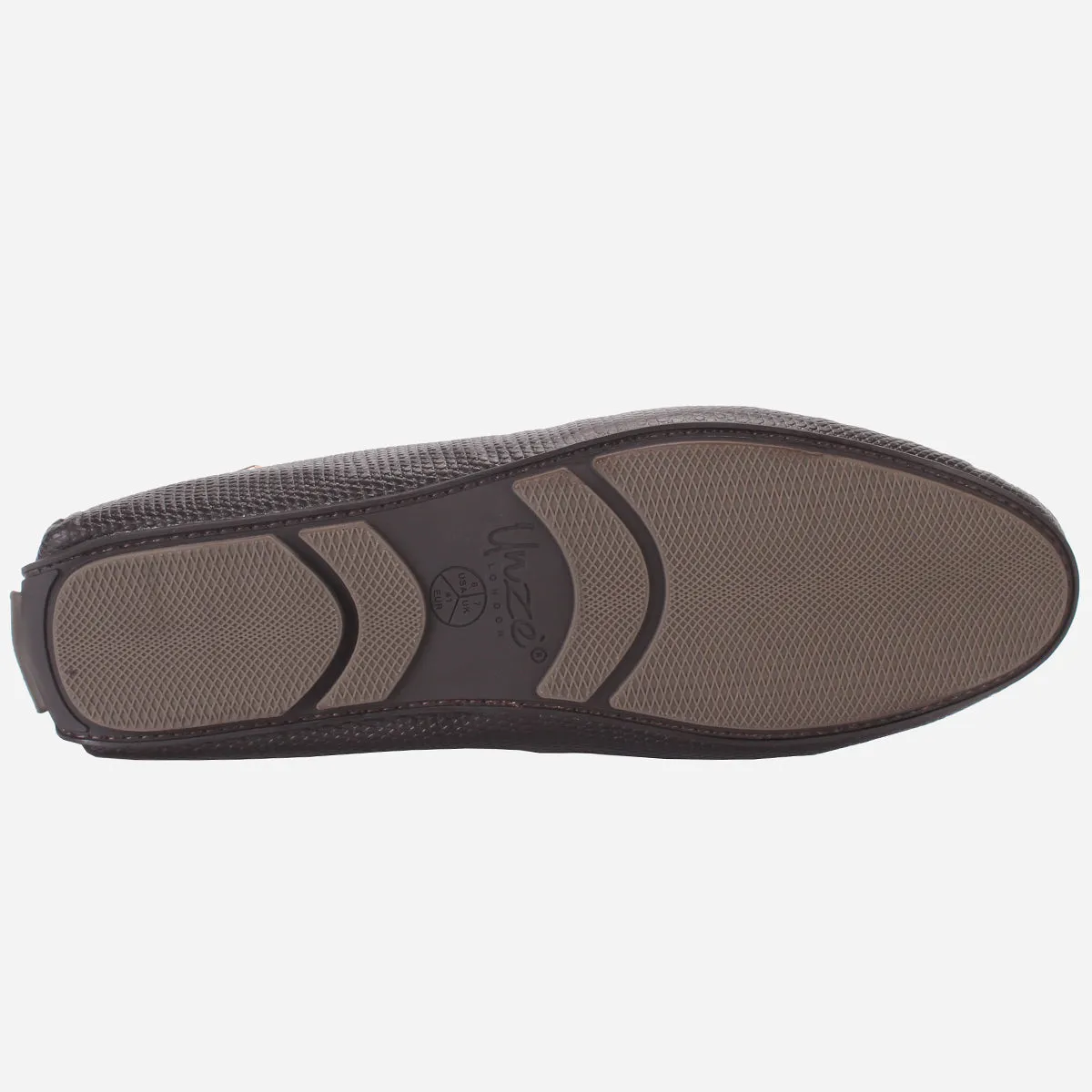 Men's "NAUTIAL" Leather Buckled Moccasins Shoes