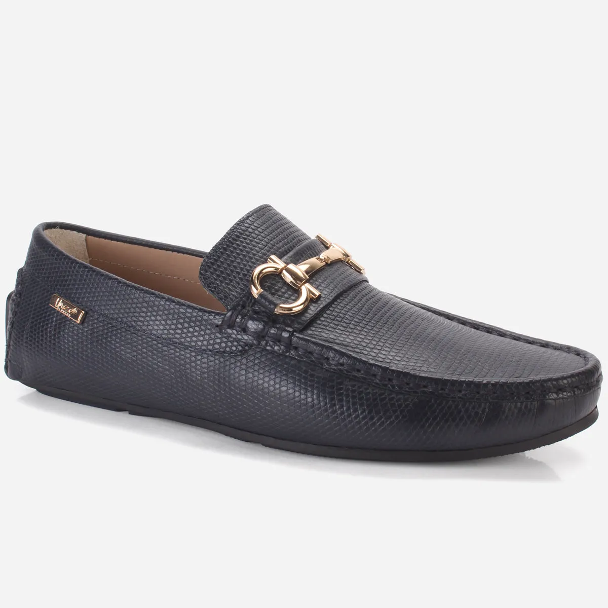 Men's "NAUTIAL" Leather Buckled Moccasins Shoes
