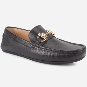 Mens "SHABZ" Leather Slip-on Moccasins