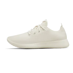 Men's Wool Runners - Natural White (Cream Sole)