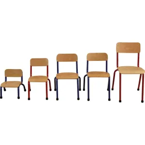 Milan Chair 260mm - Red  pk 4