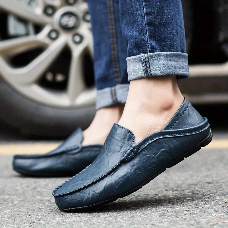 Milan - Gele Loafers met Contrastnaad
