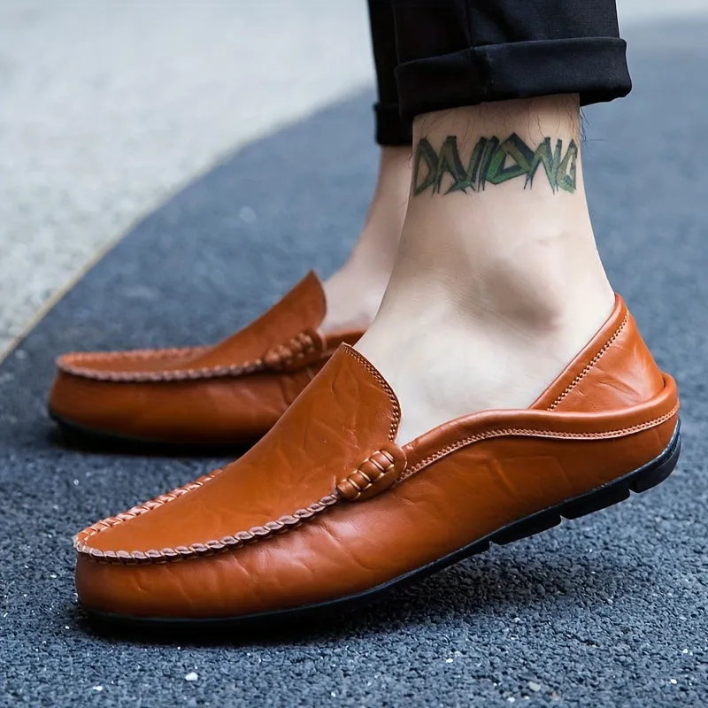 Milan - Gele Loafers met Contrastnaad