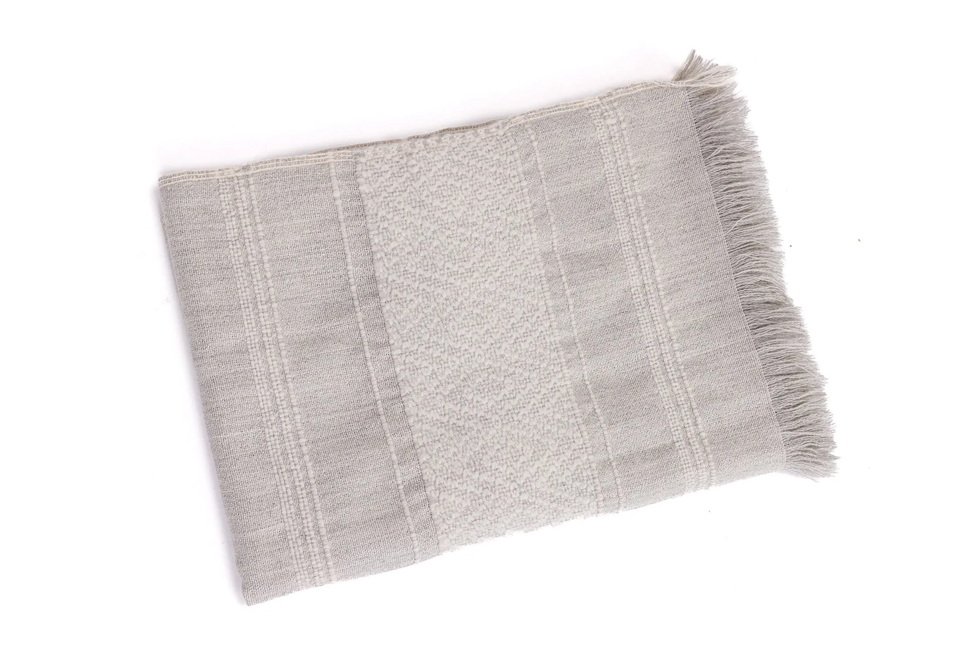 Miska Collection - Handloomed Alpaca - Gray & Ivory Cloudhaven Wholesale