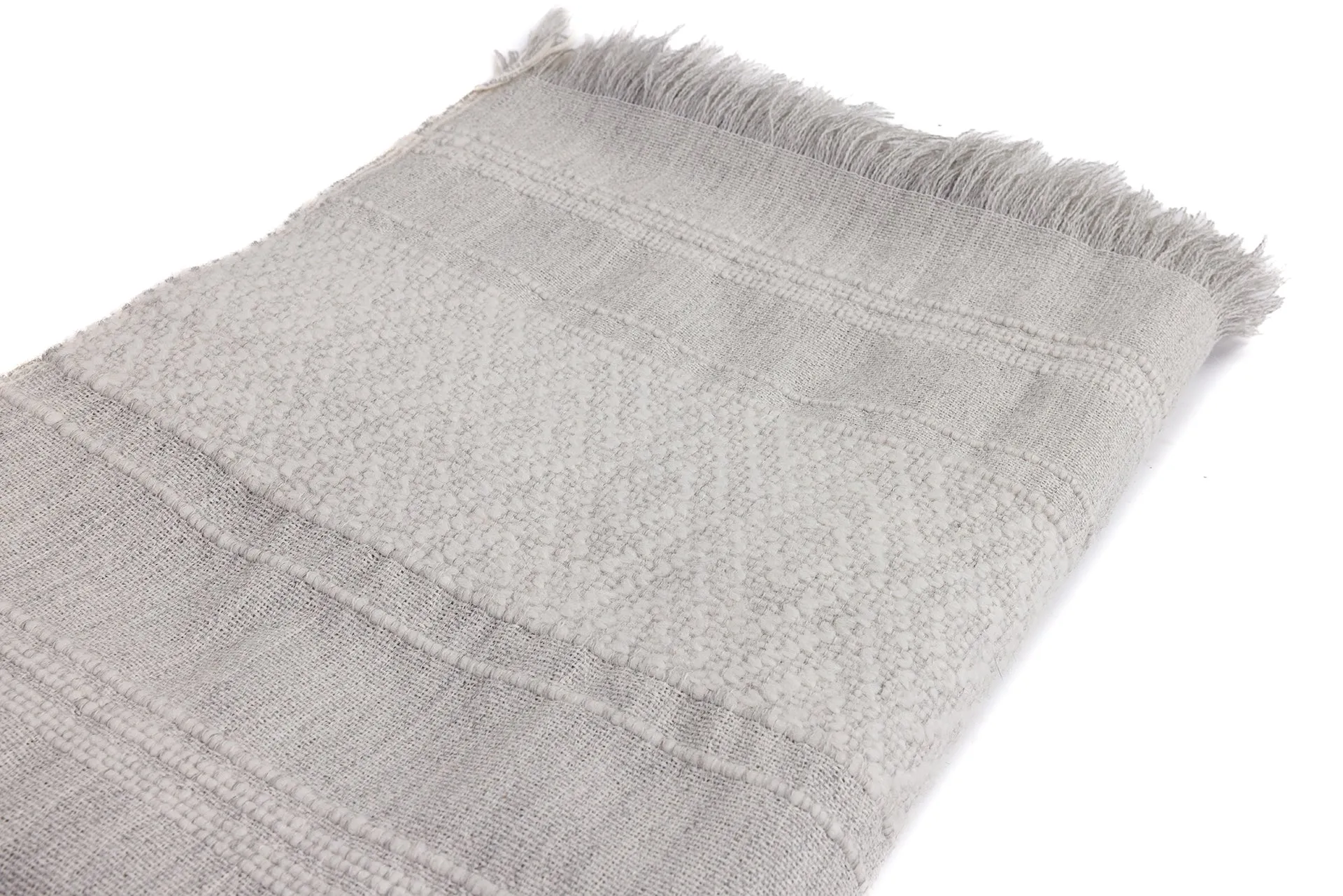 Miska Collection - Handloomed Alpaca - Gray & Ivory Cloudhaven Wholesale