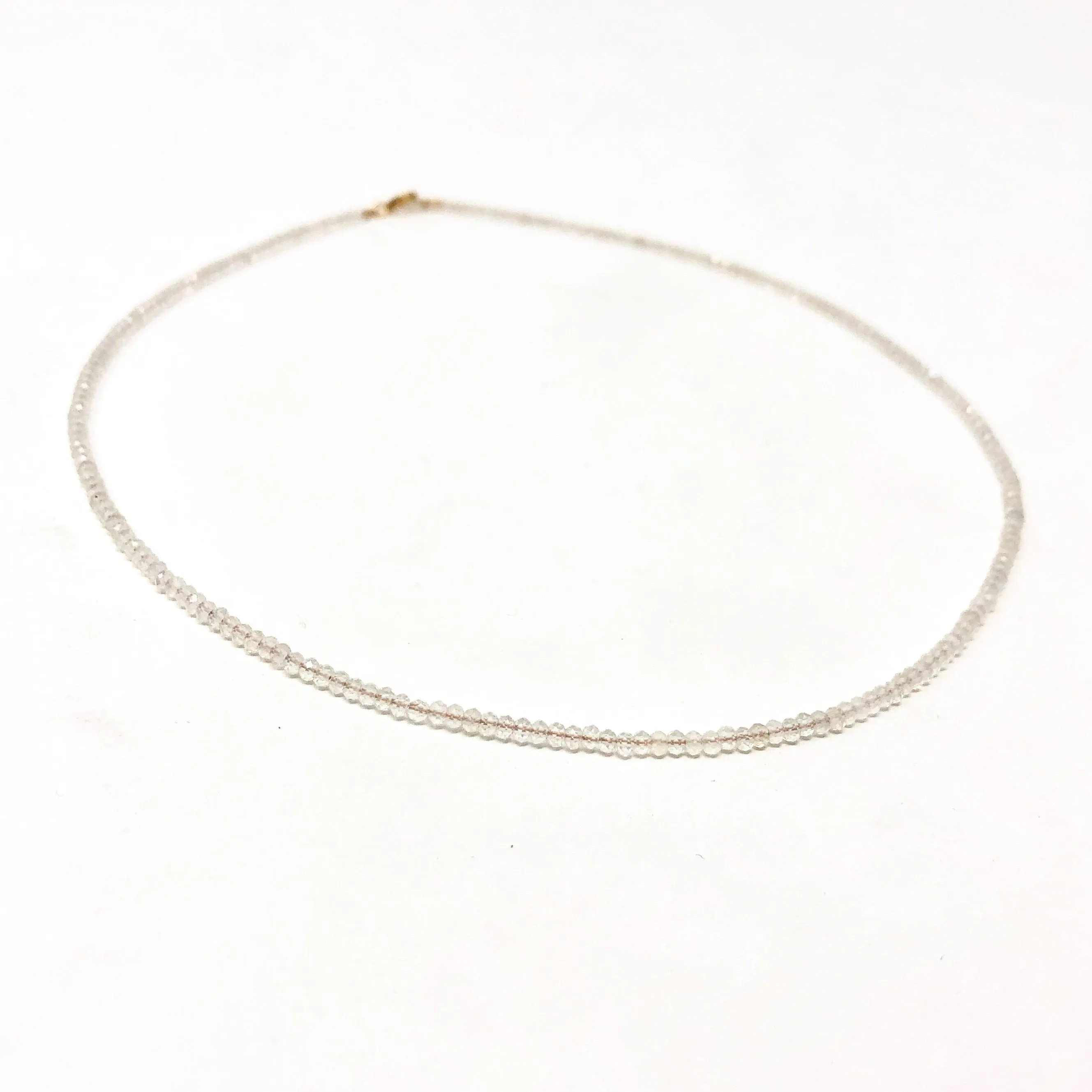 MOONSTONE Beaded Necklace