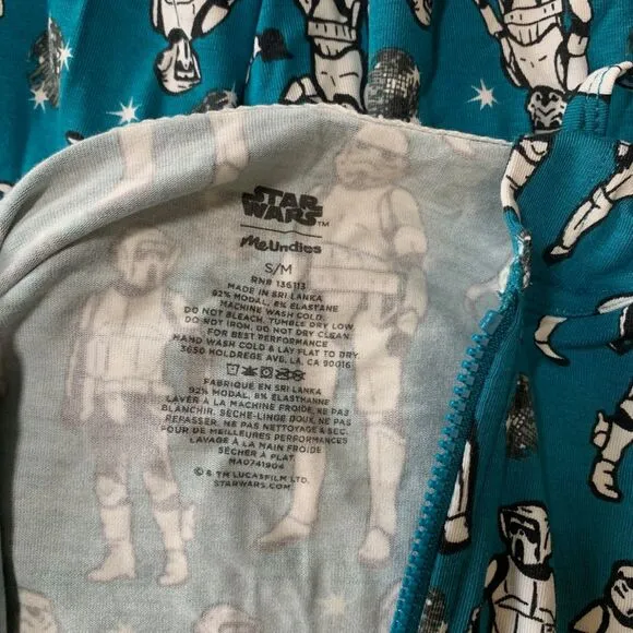 NEW Star Wars Storm Trooper Adult Romper Lounge Pajamas Modal Size S/M