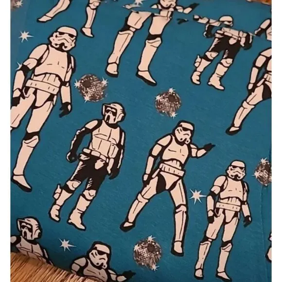 NEW Star Wars Storm Trooper Adult Romper Lounge Pajamas Modal Size S/M