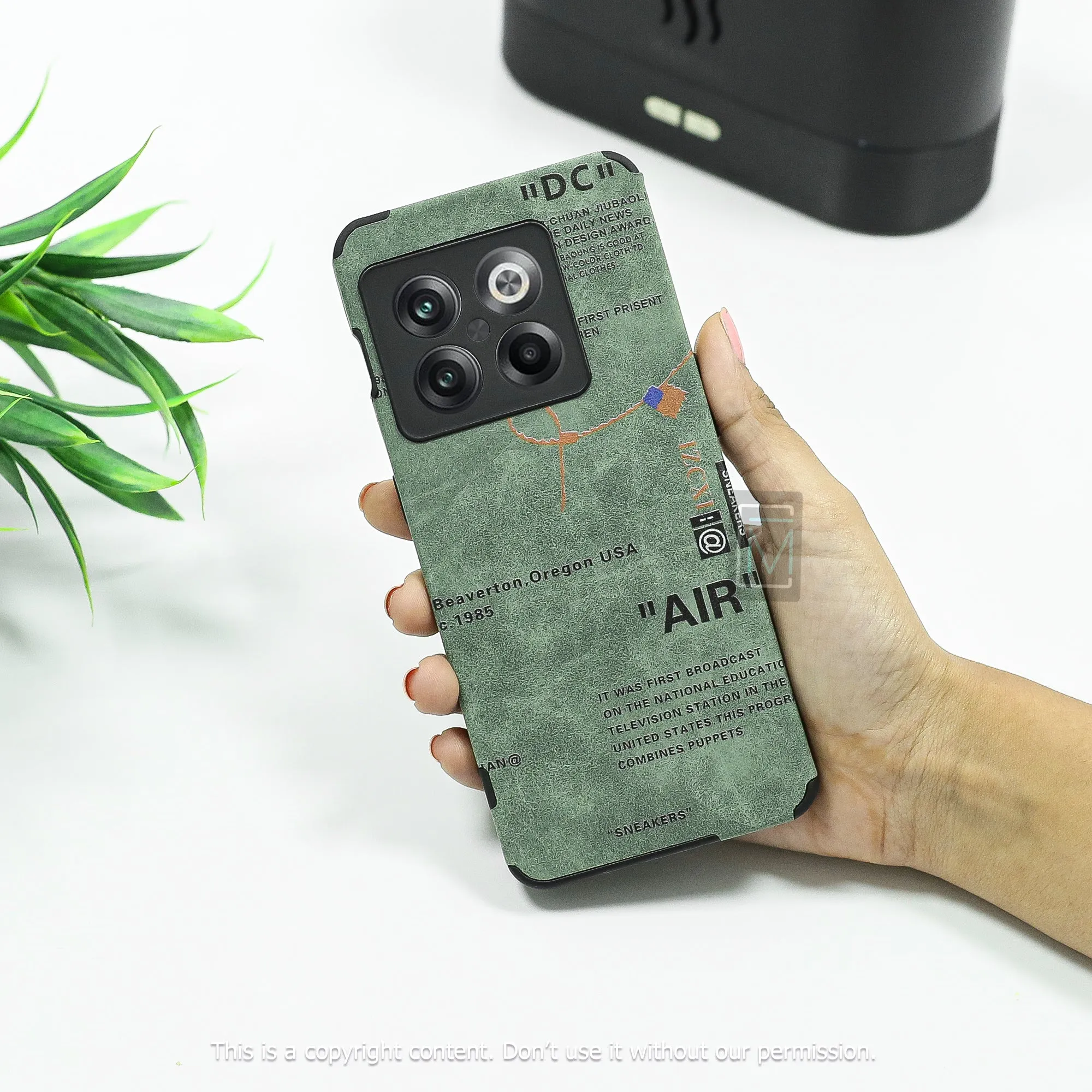 OnePlus 10T Sneaker Label Leather Edge Case