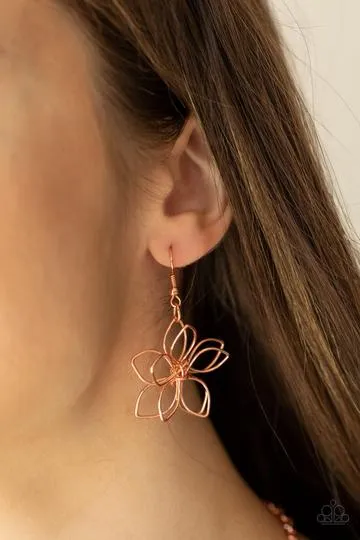 Paparazzi - Flower Garden Fashionista - Copper Necklace