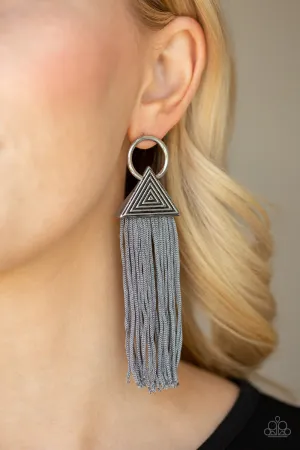 Paparazzi Oh My Giza Earrings Silver