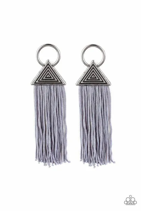 Paparazzi Oh My Giza Earrings Silver