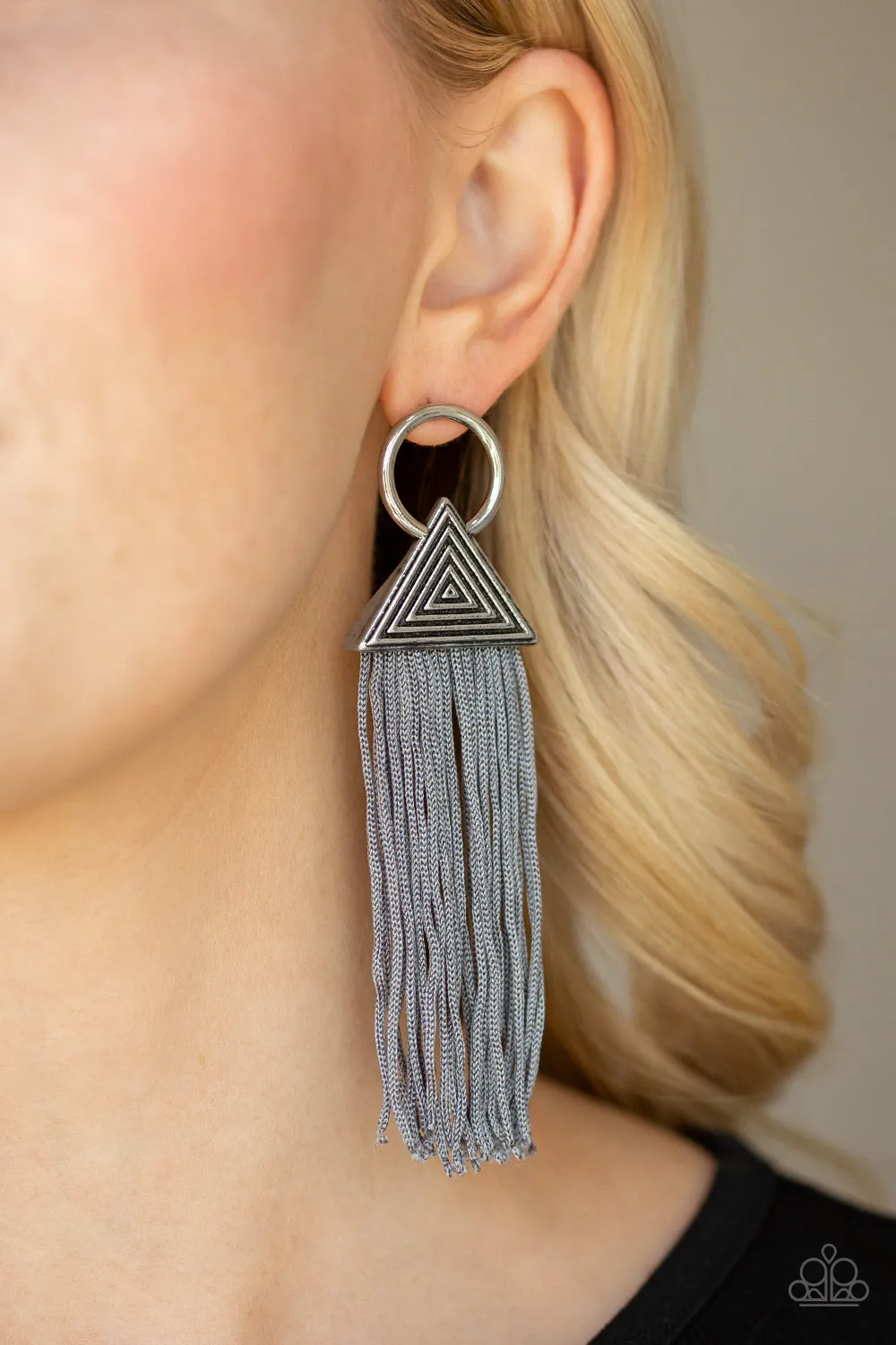 Paparazzi Oh My Giza Earrings Silver
