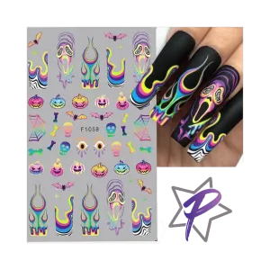 Pasties Decals - Rainbow Halloween