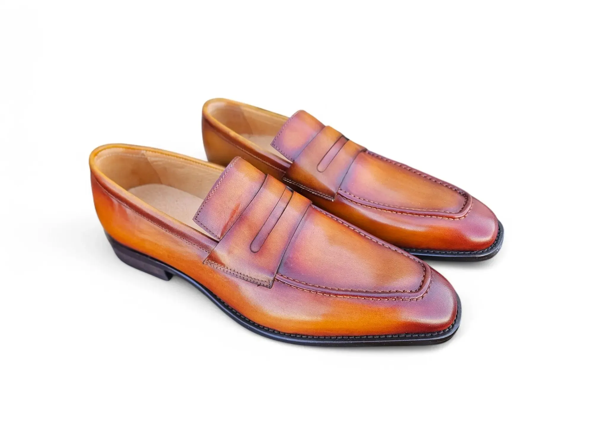 Patina Finished Penny Loafer