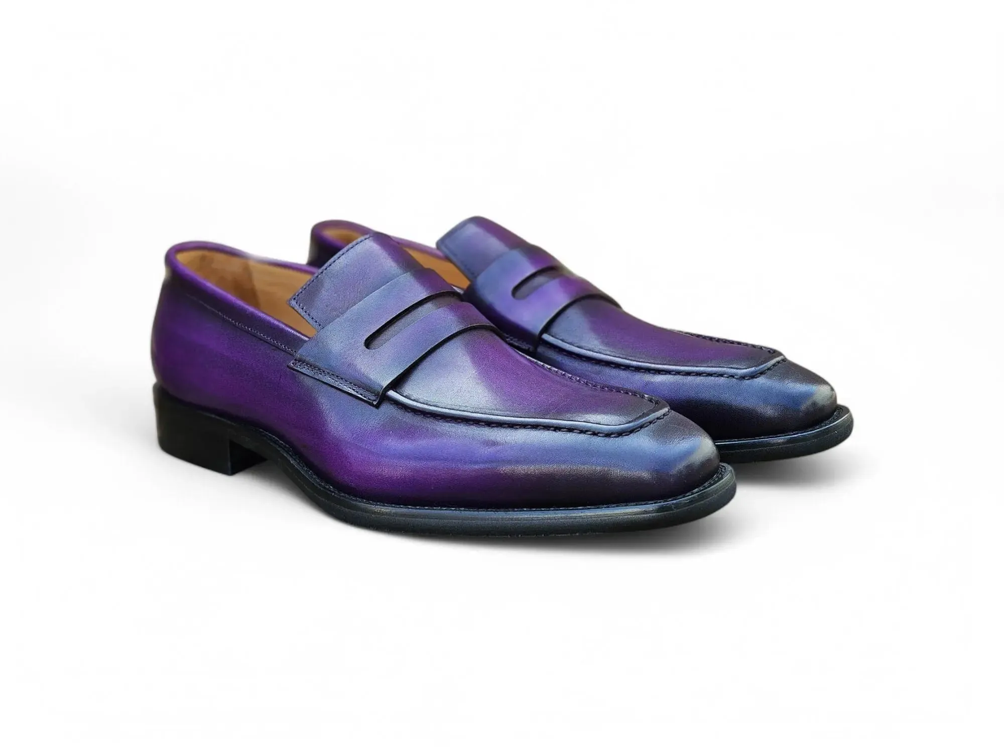 Patina Finished Penny Loafer