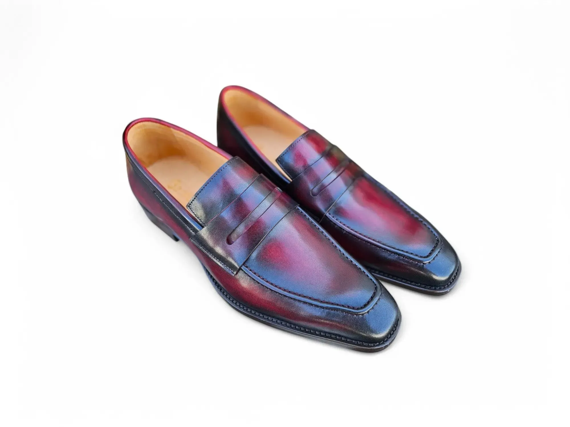 Patina Finished Penny Loafer