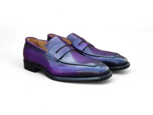 Patina Finished Penny Loafer