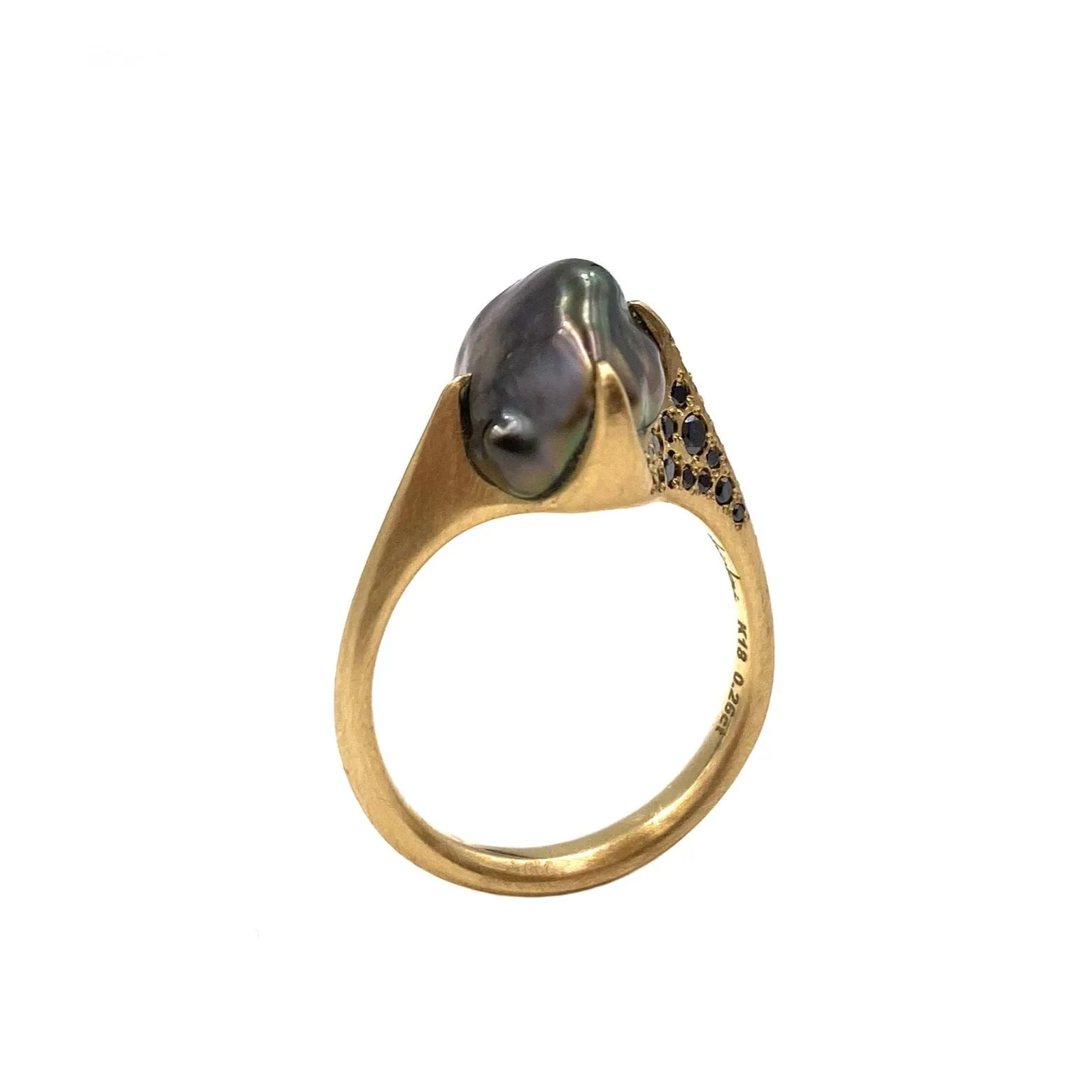 Pearl & Diamond Hug Ring