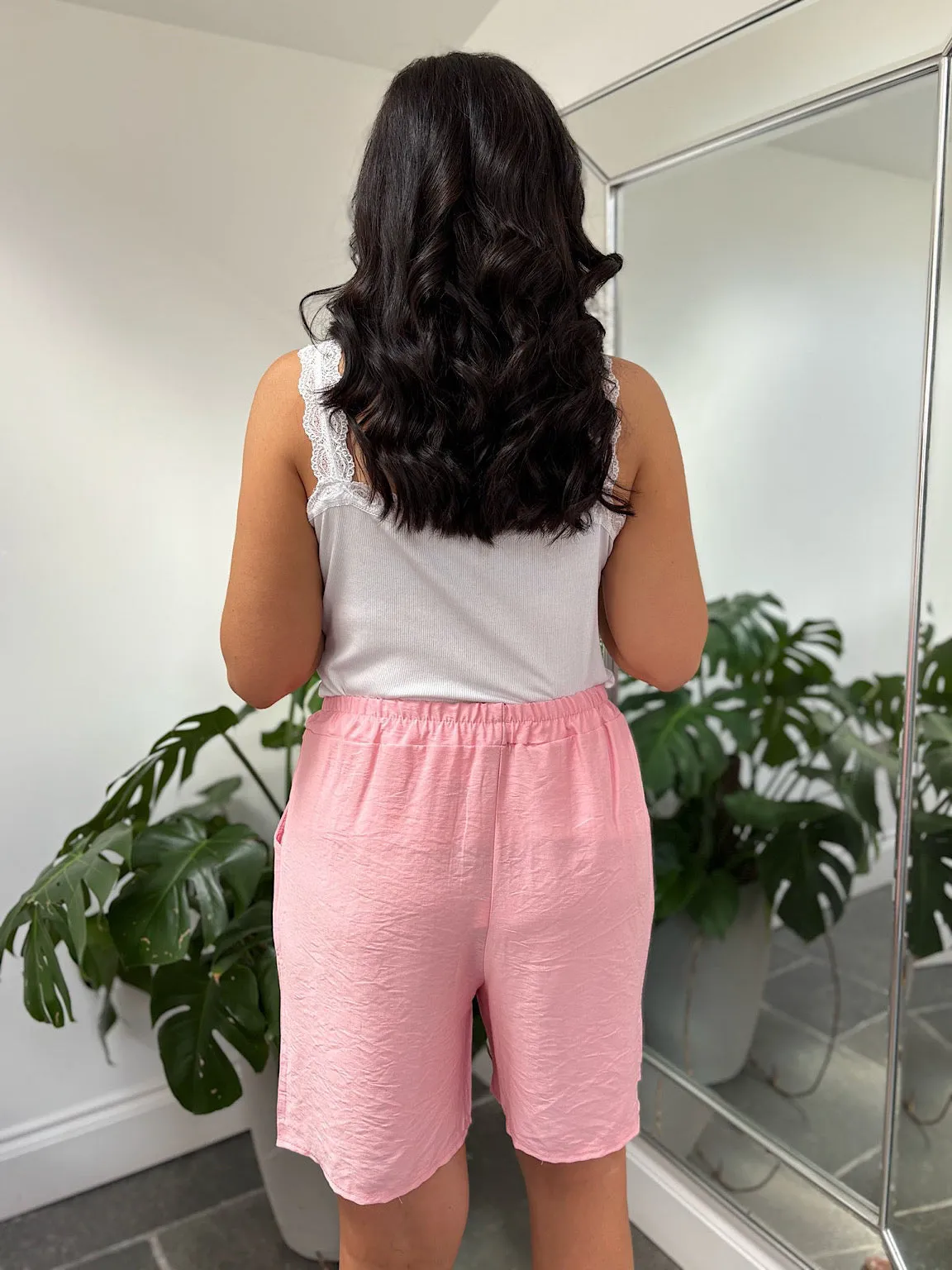 Pink Essential Loose Fit Shorts
