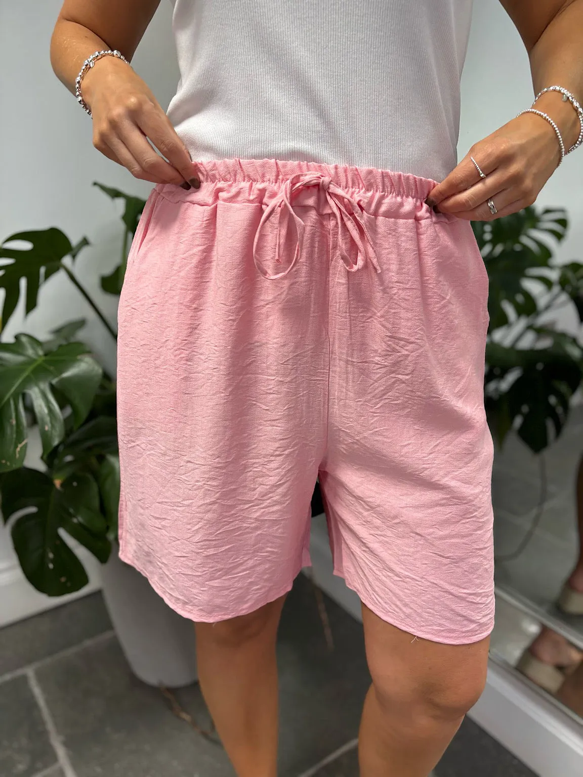 Pink Essential Loose Fit Shorts