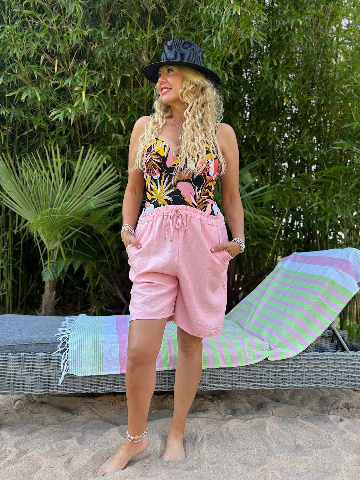 Pink Essential Loose Fit Shorts