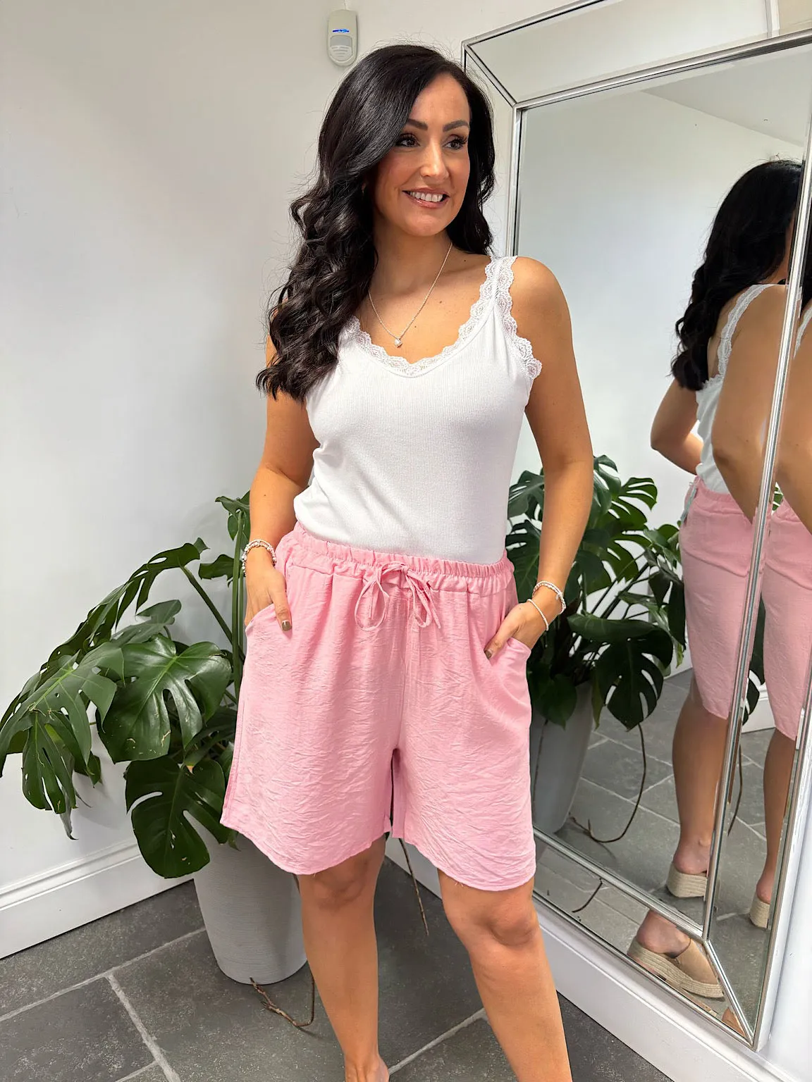 Pink Essential Loose Fit Shorts