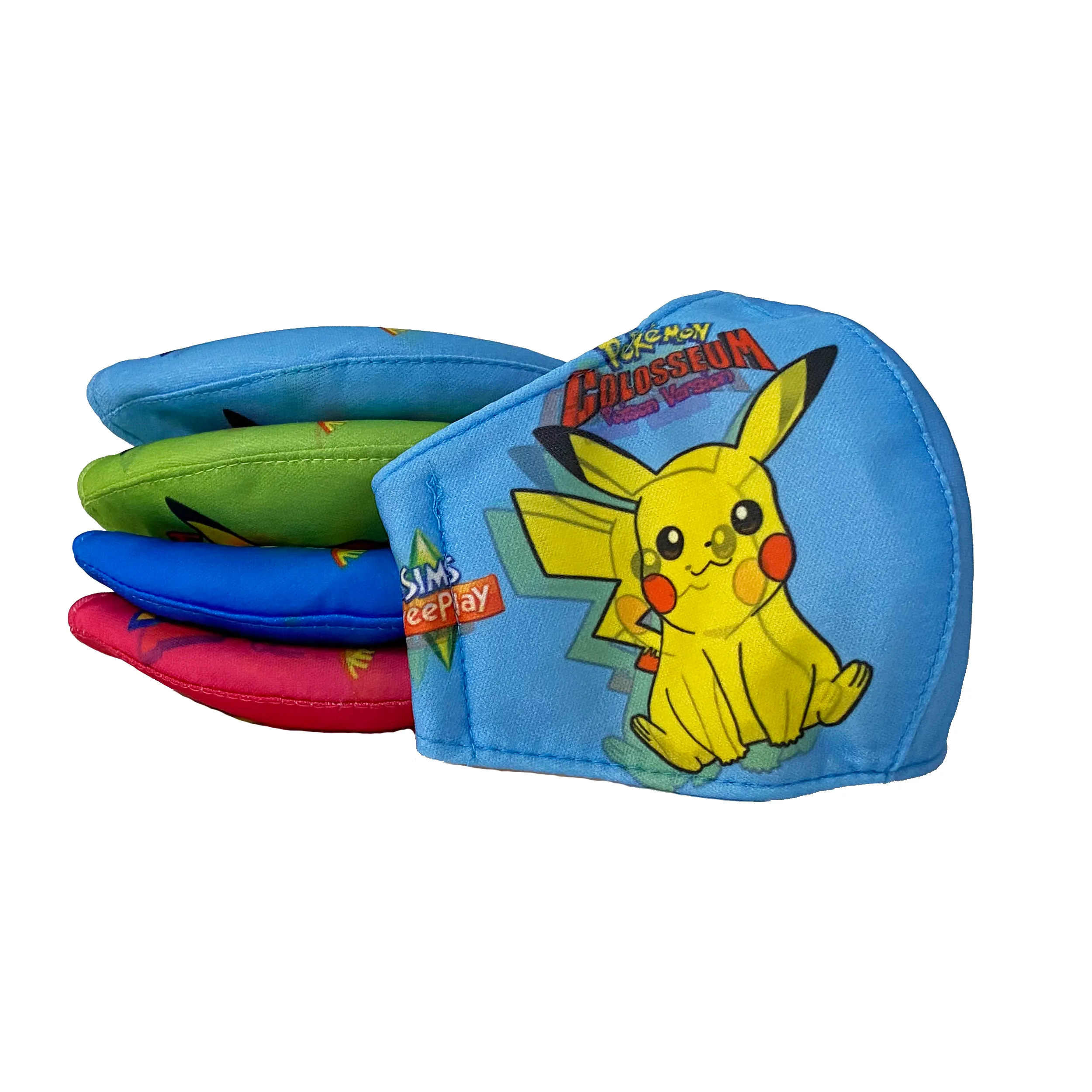Pokemon Face Mask - Washable & Reusable Mask with Dust Filter - Contour Face Mask for Kids