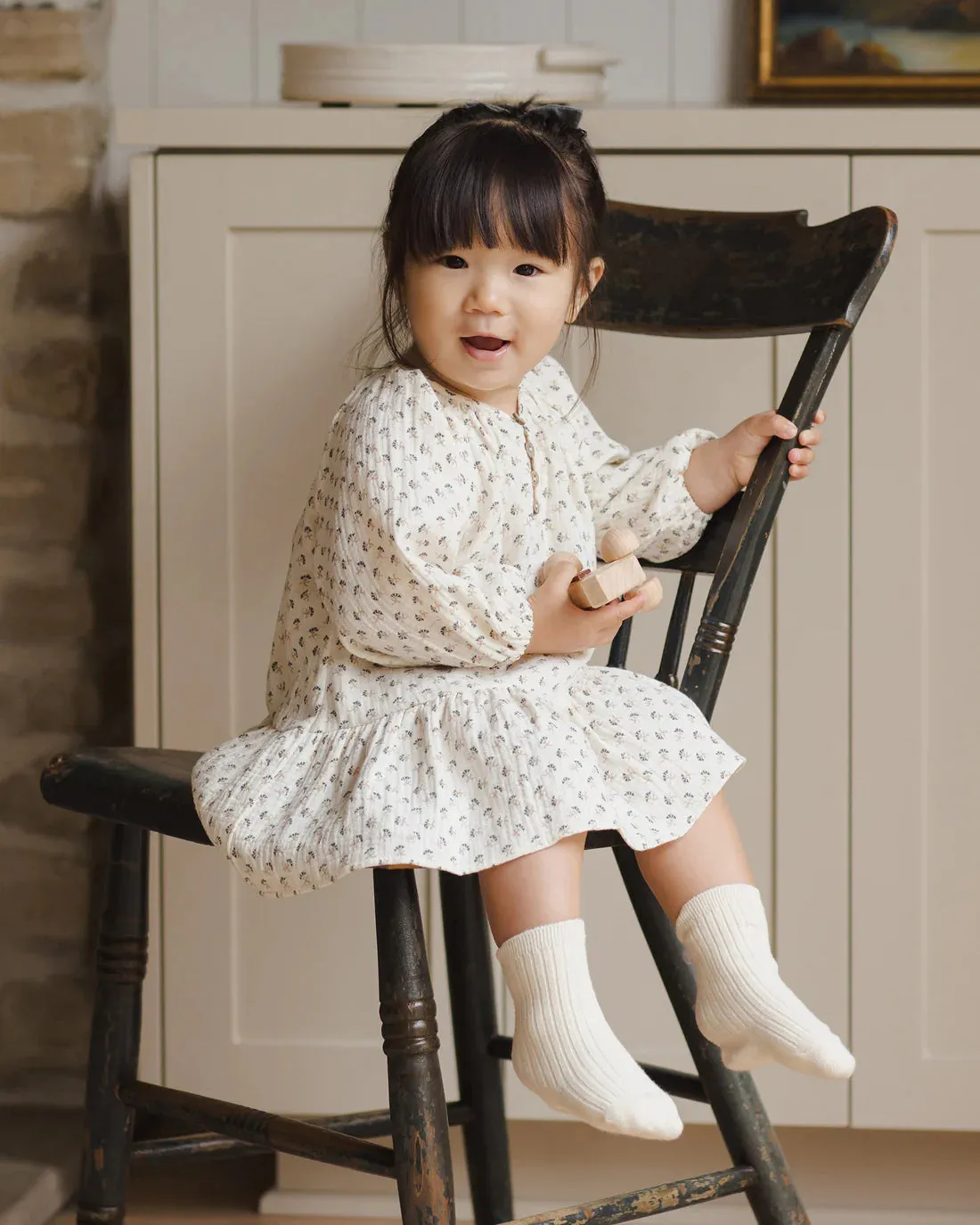 QUINCY MAE Organic Lany Dress || French Flora