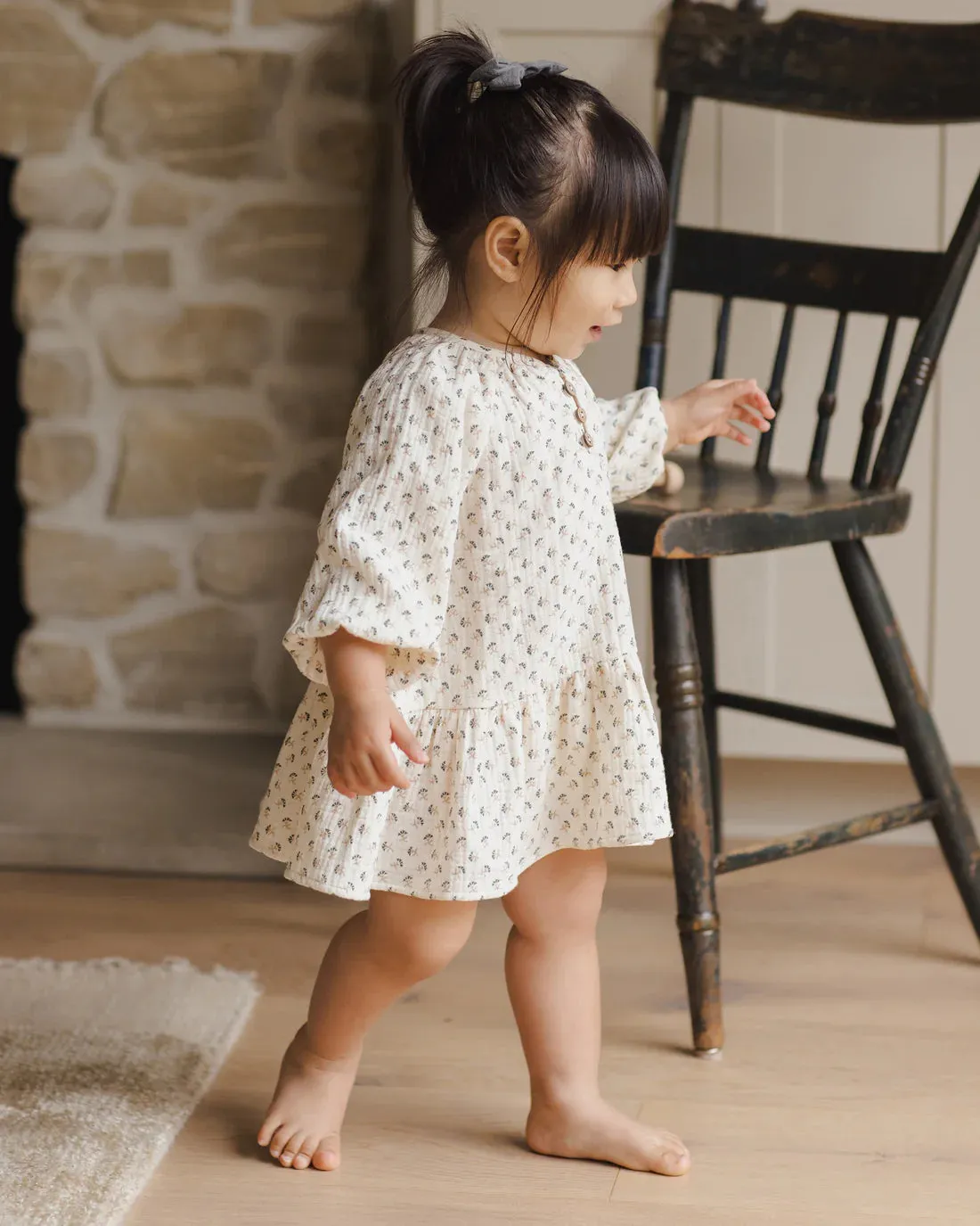 QUINCY MAE Organic Lany Dress || French Flora