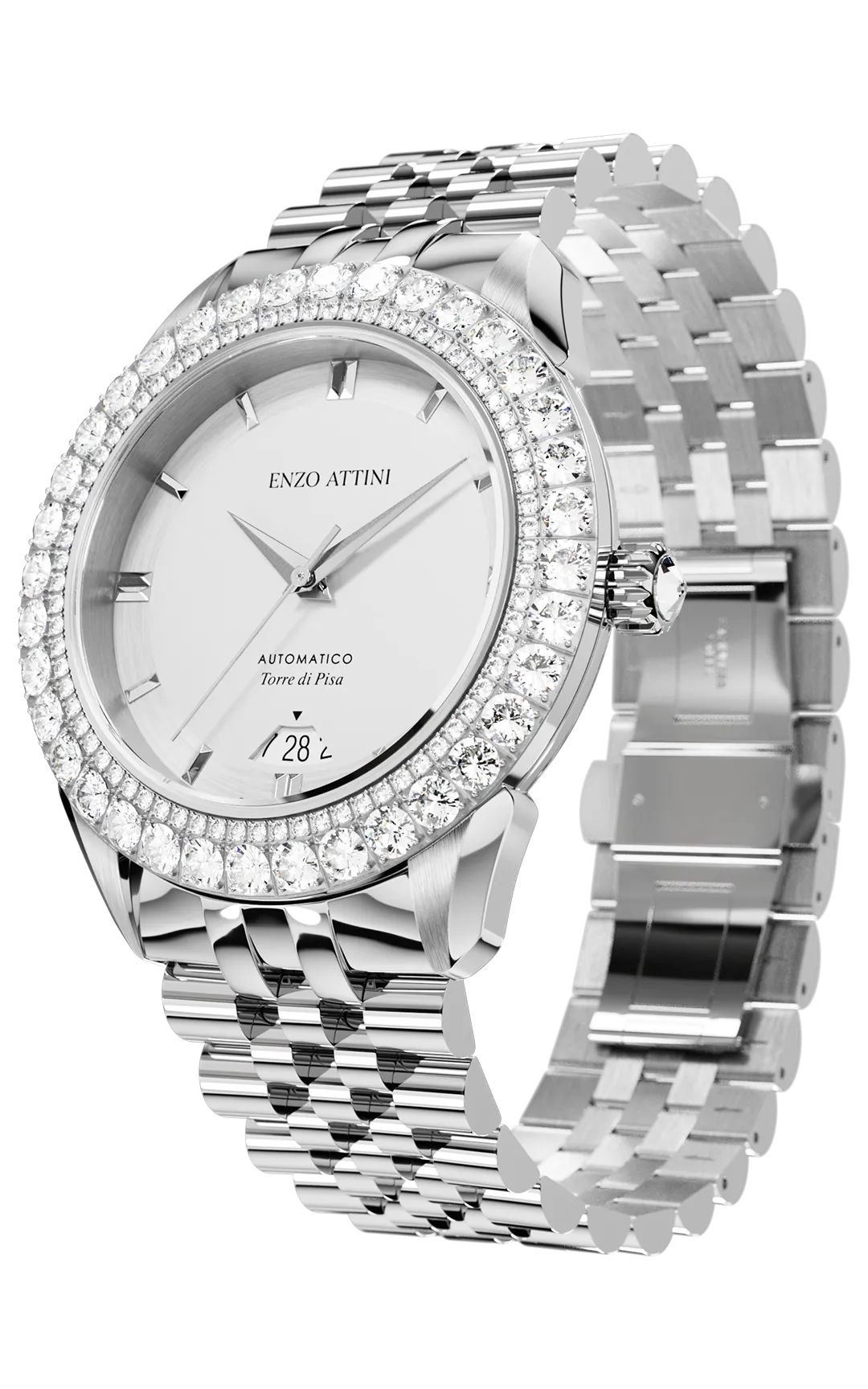 "Torre di Pisa" Automatic - President Bracelet / Swiss Movement.