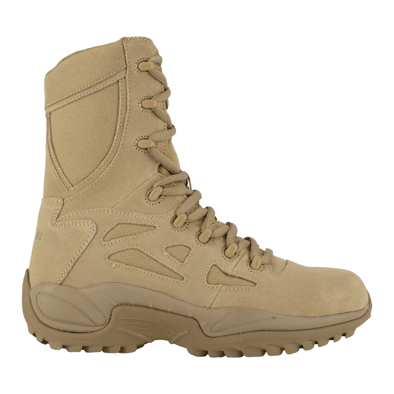 Reebok Rapid Response 8" Stealth Side-Zip Military Boots - RB8895