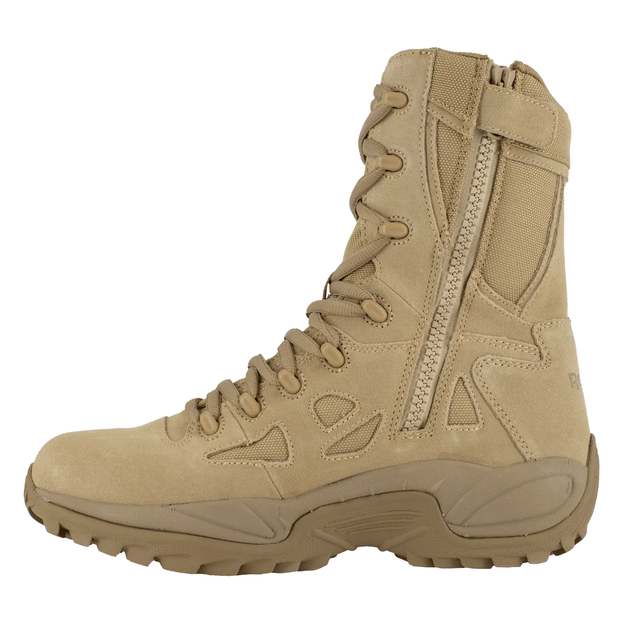 Reebok Rapid Response 8" Stealth Side-Zip Military Boots - RB8895