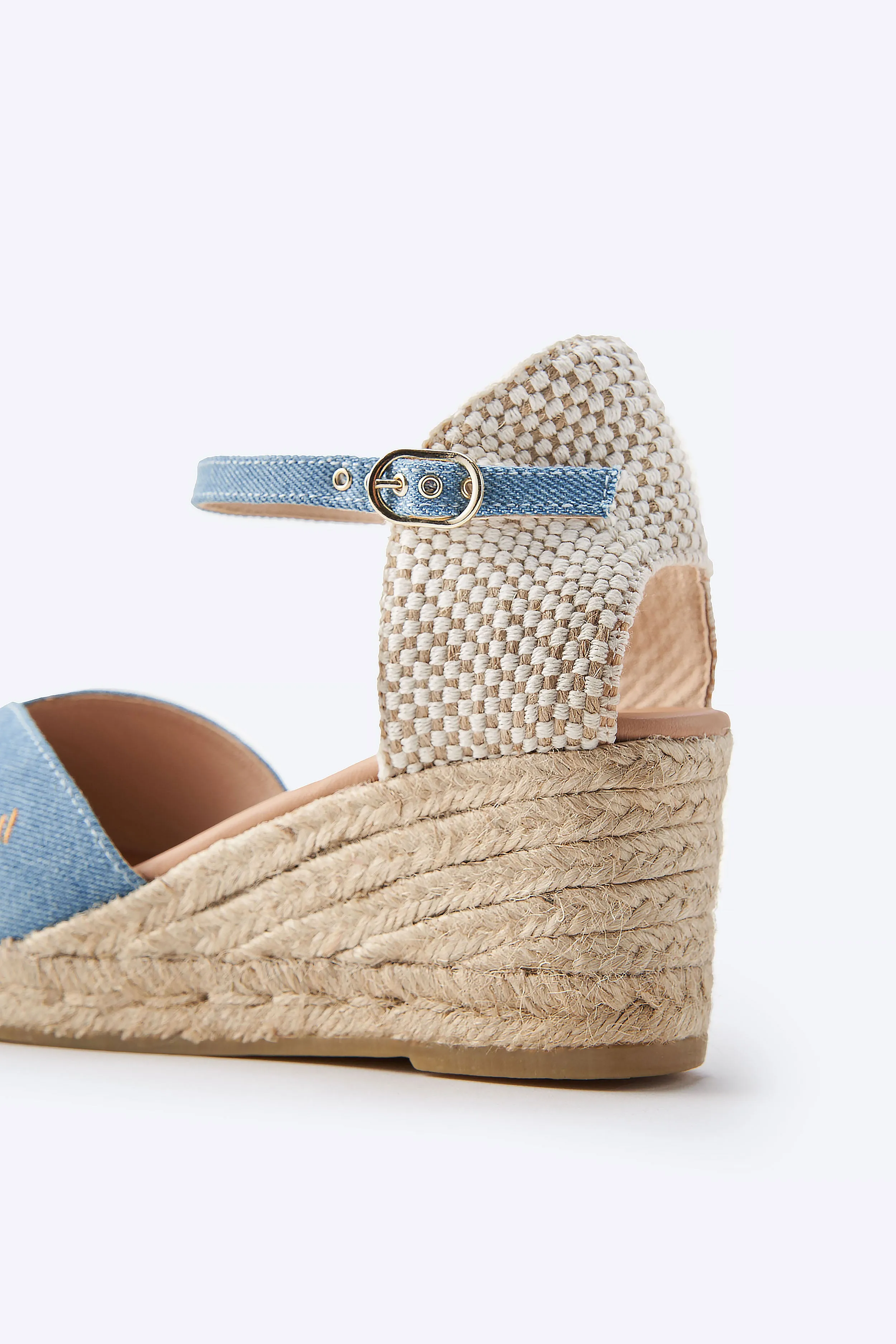 Reus Limited Edition Canvas Espadrille Wedges