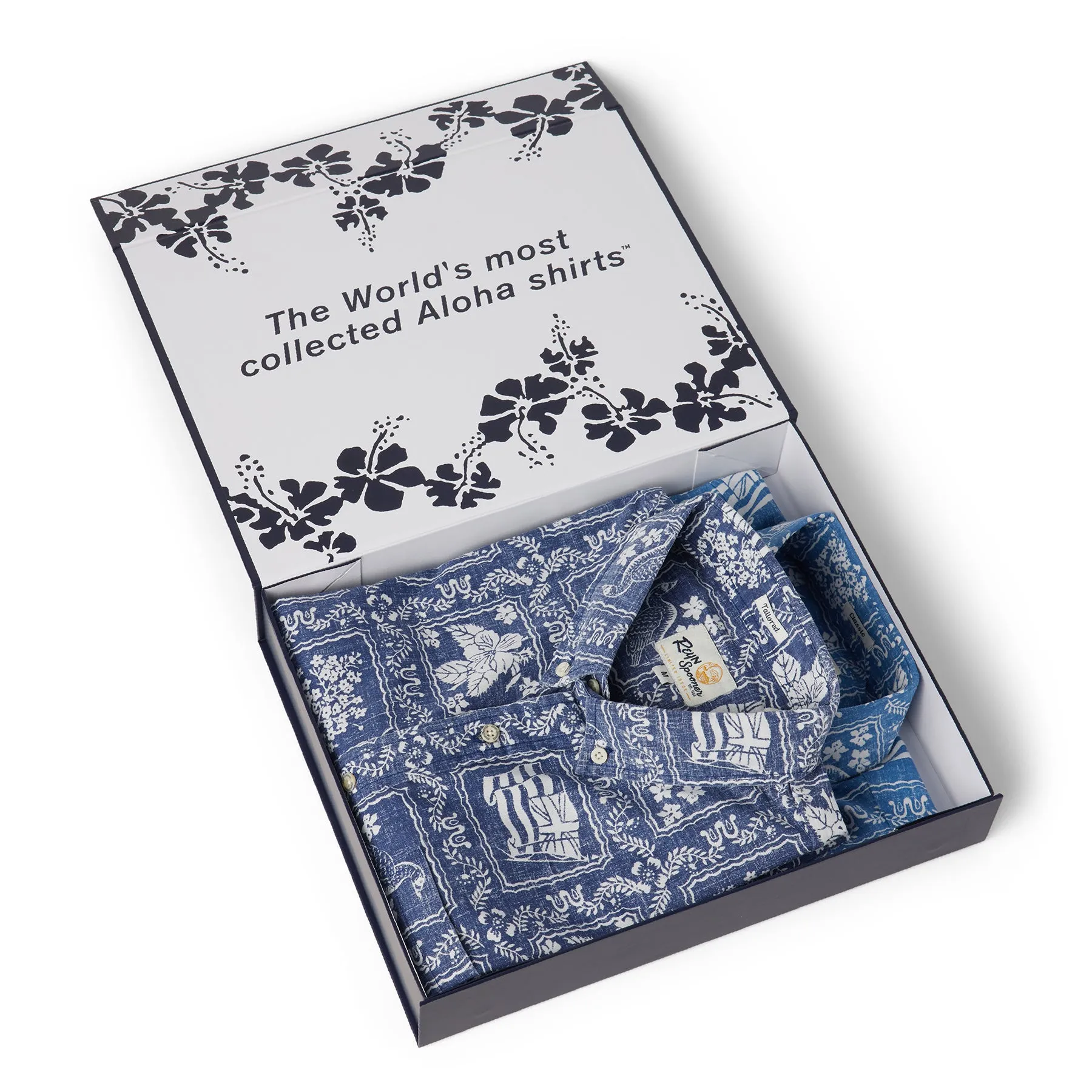 REYN SPOONER REUSABLE 5-STAR GIFT BOX / Sturdy Cardboard