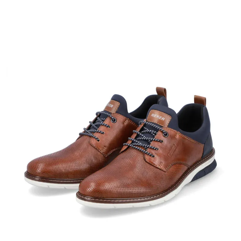 Rieker Men's Dustin 14450-22 - Brown/Navy