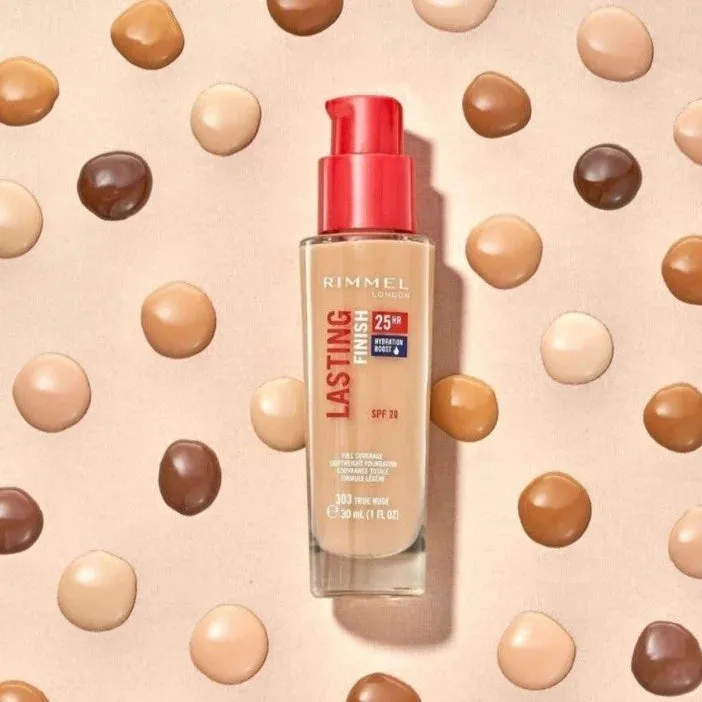 Rimmel lasting finish 25h full coverage lightweight foundation 30ml