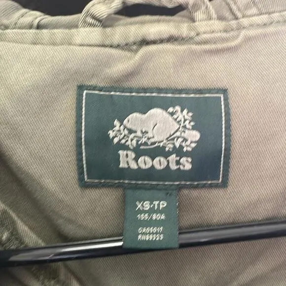 Roots - Hooded Army Lightweight Jacket - Green - XS