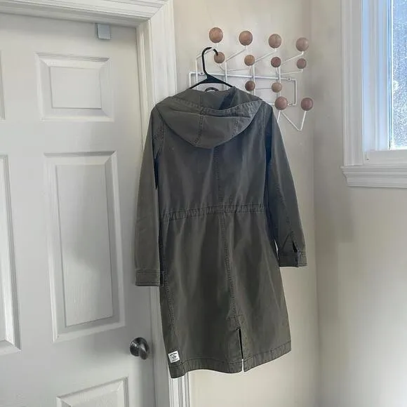 Roots - Hooded Army Lightweight Jacket - Green - XS