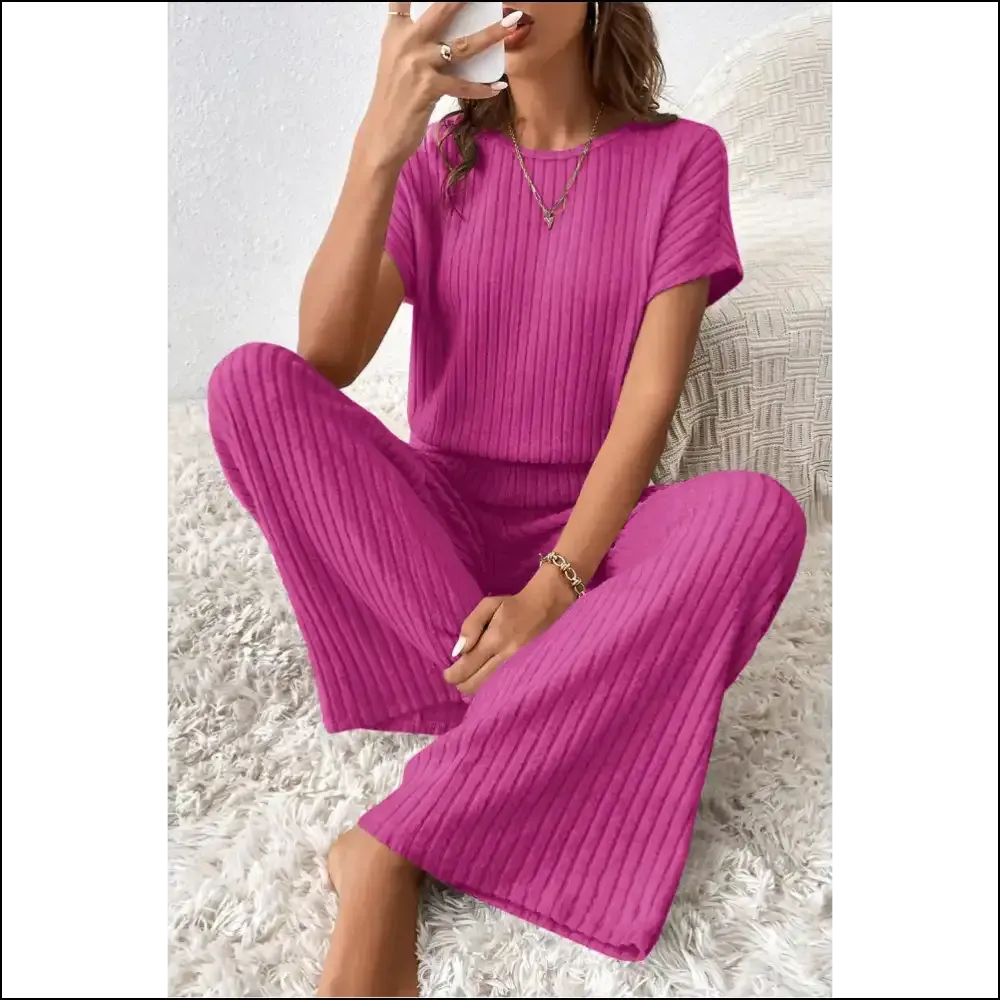 Rose Red Ribbed Jumpsuit: Dangerously Diva-licious 🔥
