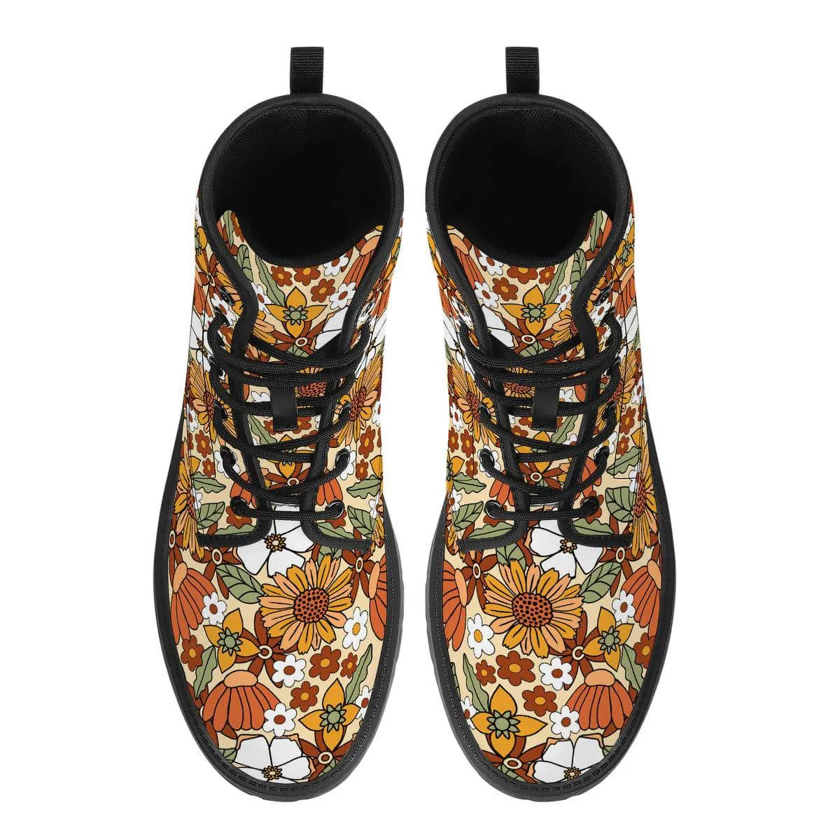 Rustic Blooms Vegan Leather Boots