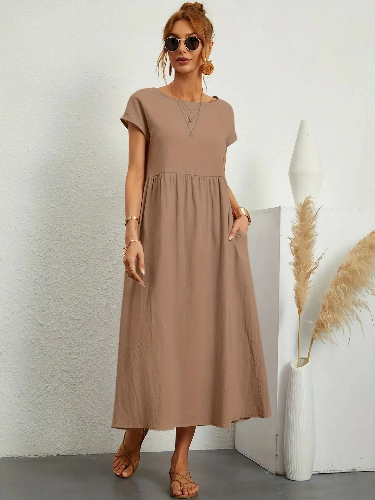 Sage - Casual Spring Dress
