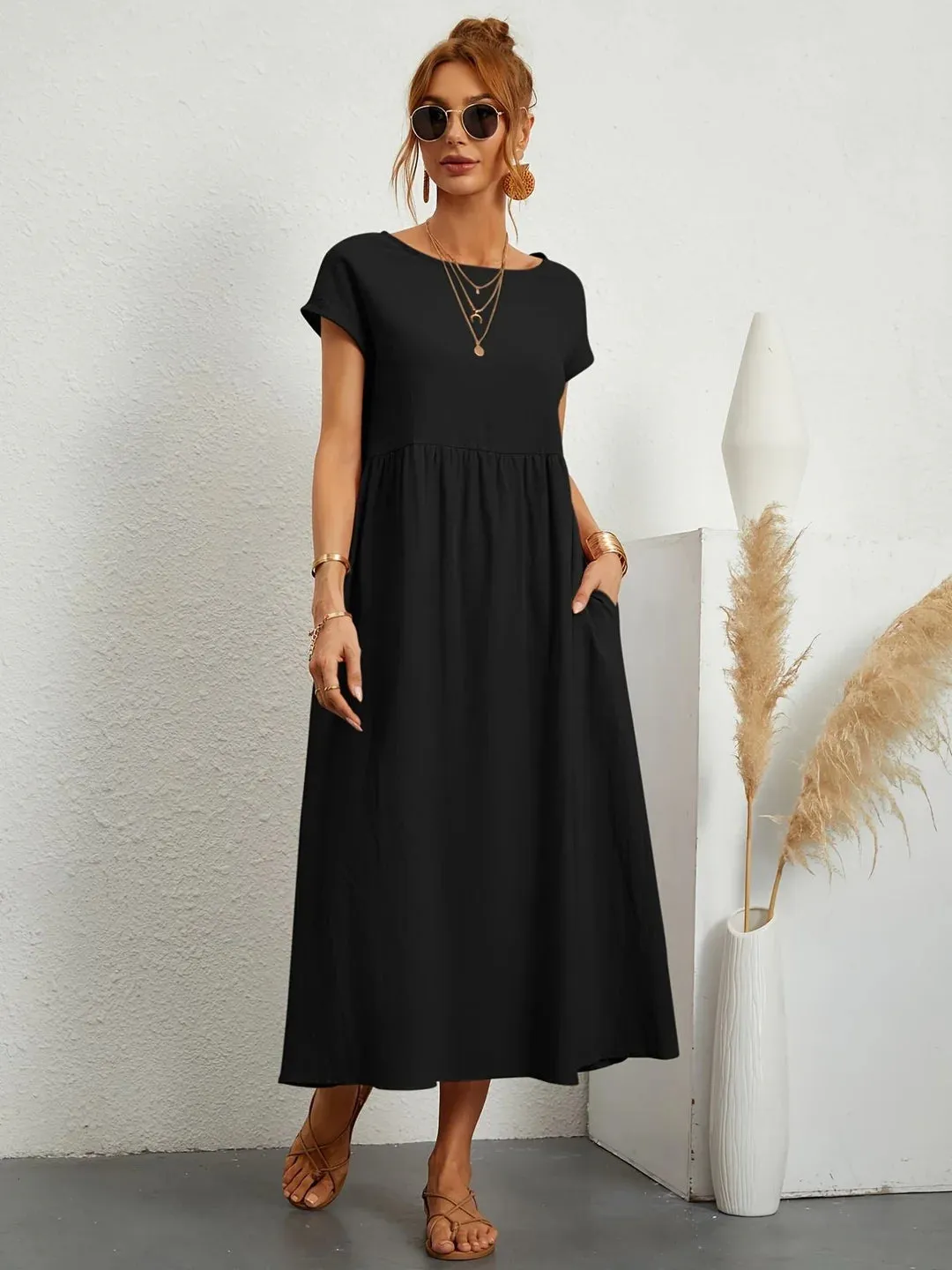 Sage - Casual Spring Dress