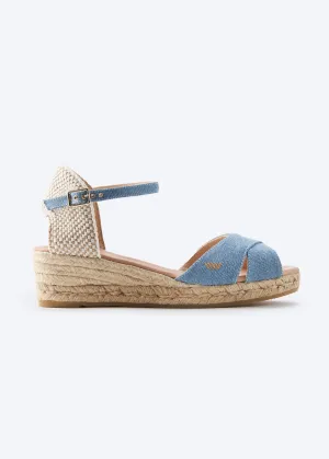 Salina Limited Edition Canvas Espadrille Sandal Wedges
